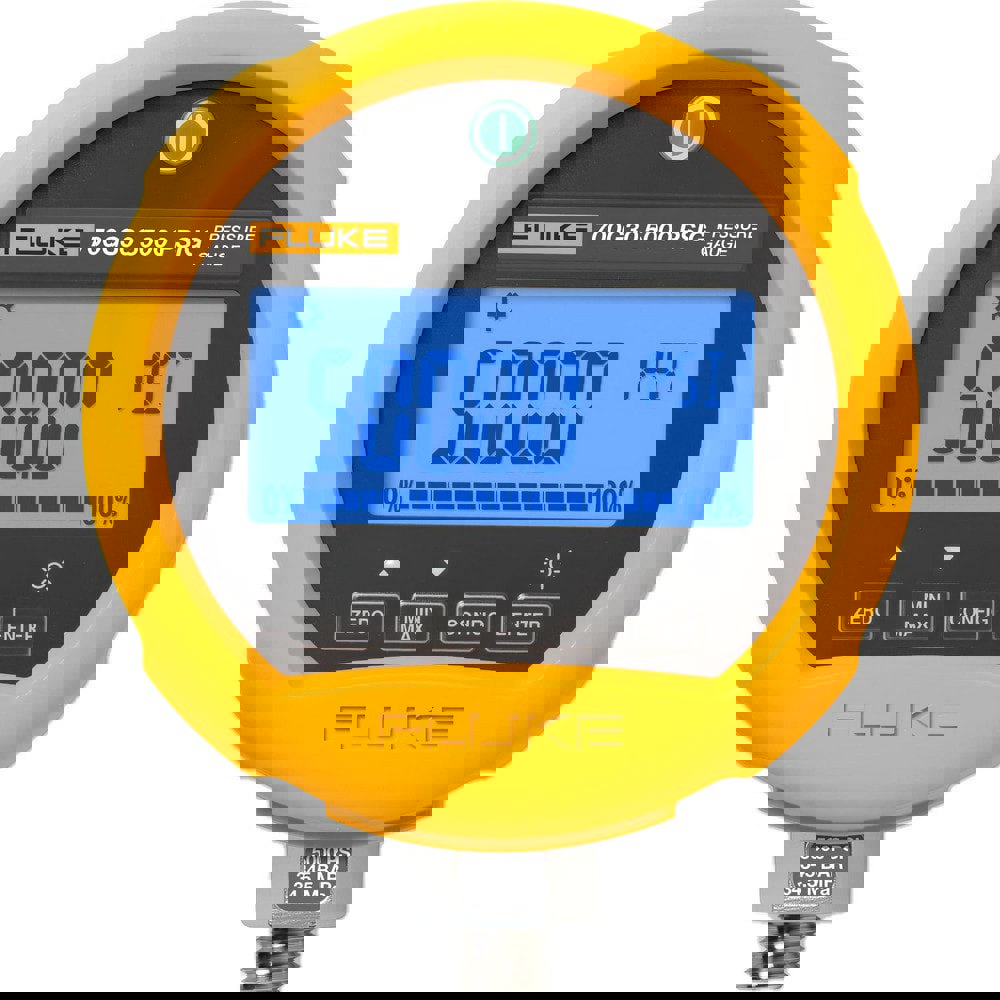 Precision pressure gauge calibrators designed for fast, accurate test results. Make precise pressure measurements from 110 inH2O/20 mbar to 10,000 psi/690 bar. Highly accurate; 0.05% measurement uncertainty for 1 year. Easily view in most environments wit
